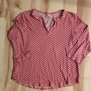 Printed 3/4 Length Sleeve Tee